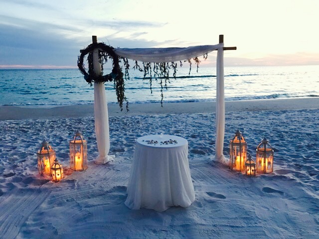 Professional reception setup at Gulf Coast event